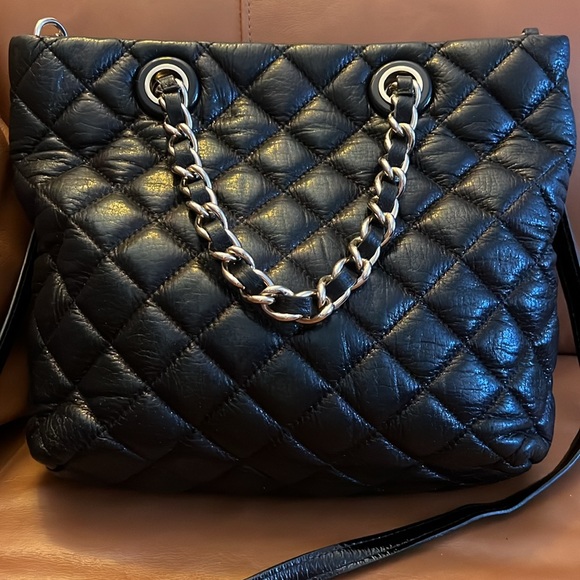 🎉𝐇𝐏!🎉KATE SPADE ♠️ MARYANN BLACK w/GOLD CHUNKY CHAIN HARDWARE - Picture 4 of 9